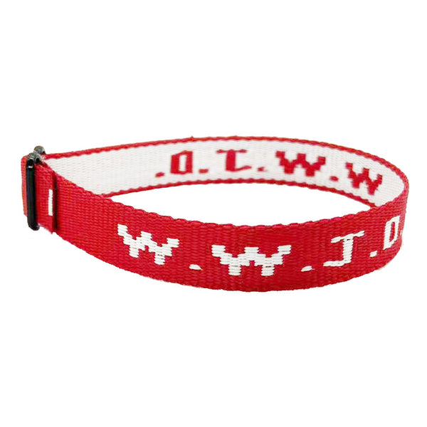 Alphabet Jacquard Printed Wrist Strap Bracelet Unisex Wwjd Adjustable Bracelets