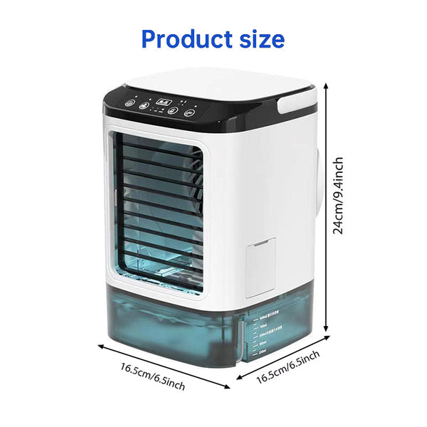 3 Speed Mini Air Cooler (900Ml Tank) Fan & Humidifier For Bedroom / Office Portable Air Conditioners