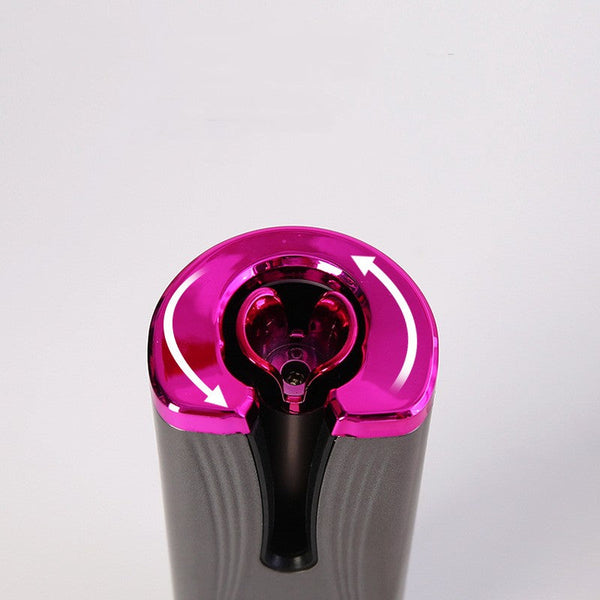 Hair Curler Usb Charging Lazy Power Black Pink Gray Purple Rollers & Curlers