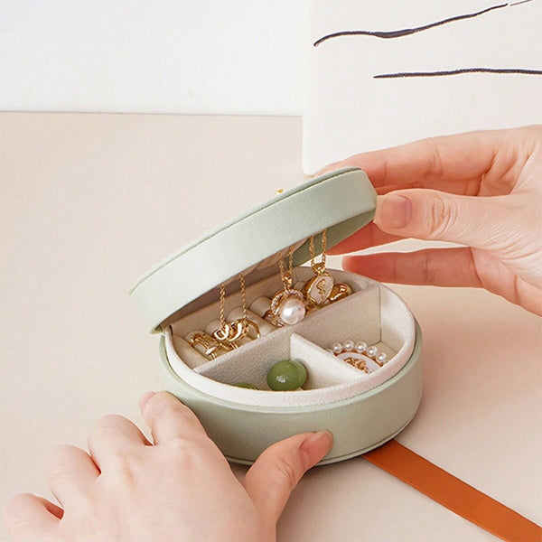 Customized Pattern Pu Jewelry Box For High End Travel Rings Necklaces And Accessories Jewellery Boxes