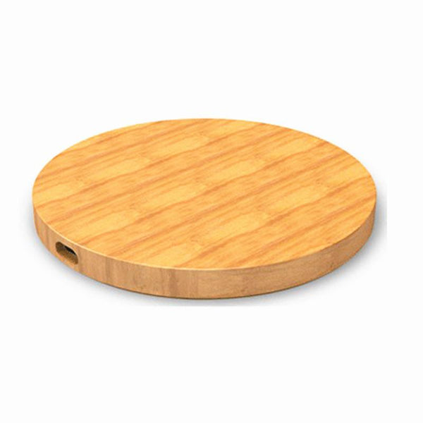 Bamboo Wireless Charger Desktop Charging Pad For Iphone Chargers & Cradles