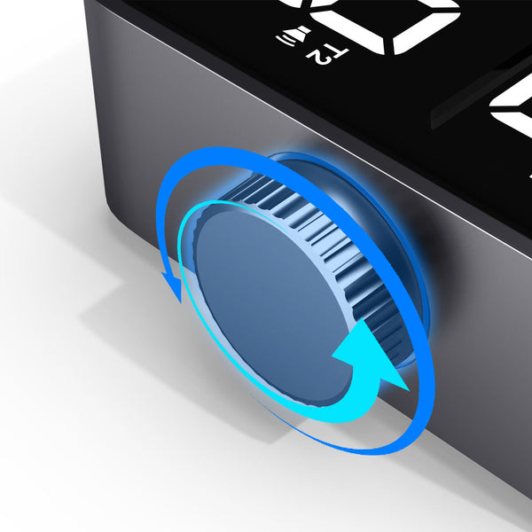 Dual Screen Led Timer Rechargeable 199 Minute Countdown Timers