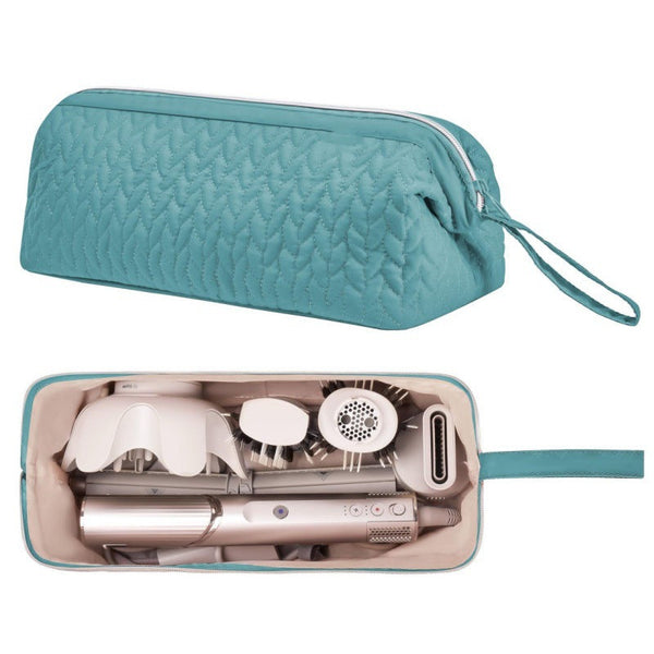 Beige Case For Dyson Airwrap & Revlon Tools: Travel Bag Organizer. Hair Dryers