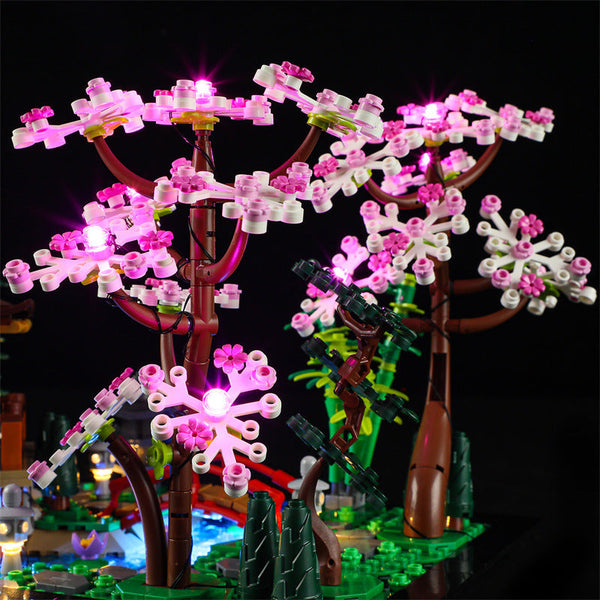 Yeabricks Is Compatible With Lego 10315 Peaceful Garden Building Blocks Led Lighting Creative Accessories And Assembled Building Toys Sets & Packs