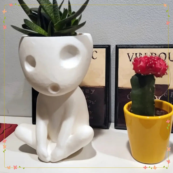 Creative Art Flower Pot With Drainage Hole Multifunctional Indoor And Outdoor Decoration Baskets Pots Window Boxes