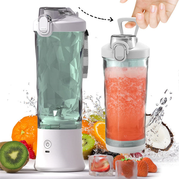 Portable Blender Juicer Personal Size Shakes Smoothies 6 Blade Mini Handheld Blenders