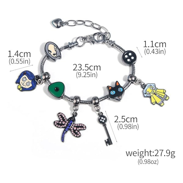 Caroline Ghost Mother Bracelet Pan Family Doraemon Beaded Diy Cartoon Pendant Halloween Jewelry Charms & Charm Bracelets