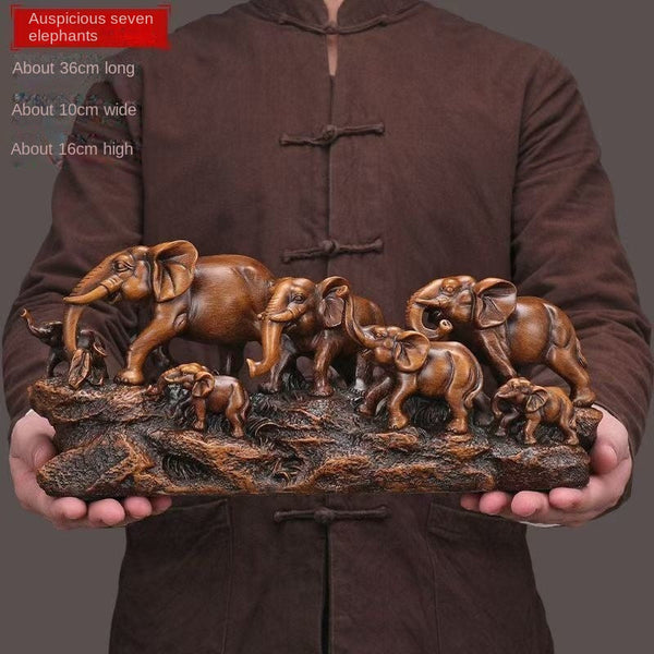 Decorations With The Five Bulls And Ox Qi Soaring Into Sky Zodiac Signs Home Living Room Wine Cabinet Sculptures & Figurines