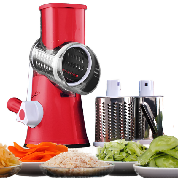 Manual Multifunctional Round Mandoline Potato Slicer Vegetable Cutter Cheese Gadgets Peelers & Slicers