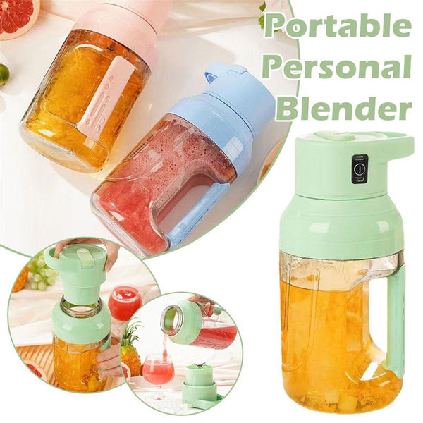 Summer Electric Juicer Portable Large Capacity 1500Ml Usb Rechargeable Blender Juicers
