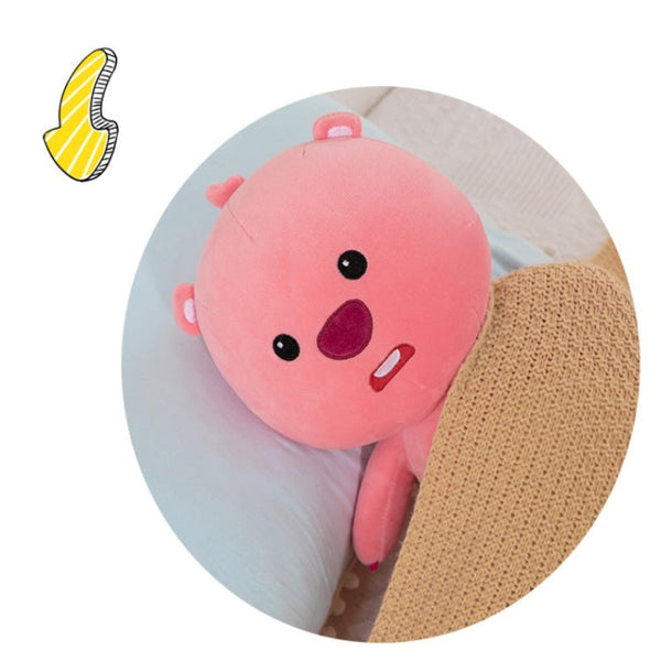 Super Cute Beaver Long Doll Headboard Pillow Soft One Piece Gift Plush Toys