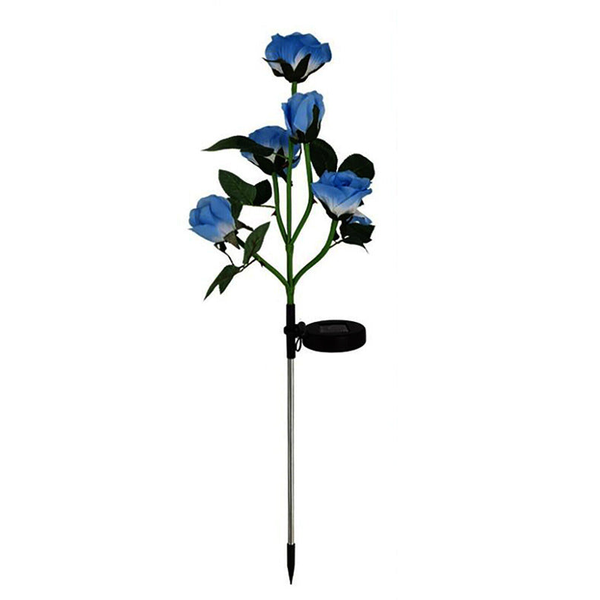 75Cm Long Stemmed Garden Rose Decorative Outdoor Flower Light Solar Powered Landscape & Walkway Lights