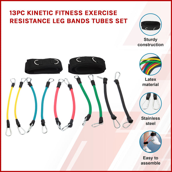 13 Piece Kinetic Fitness Resistance Set Resistance Trainers