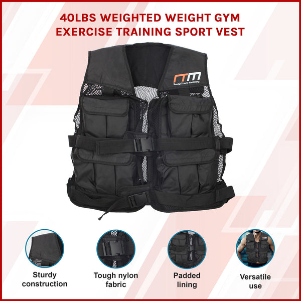 Weighted Vest 40Lbs Weighted Vests