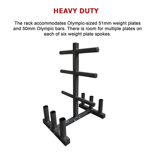 Olympic Weight Tree Bar Rack Holder Storage Other Strength Training