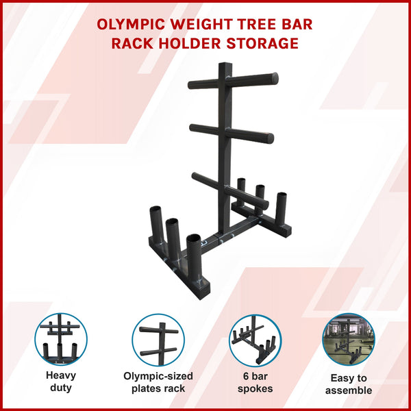 Olympic Weight Tree Bar Rack Holder Storage Other Strength Training