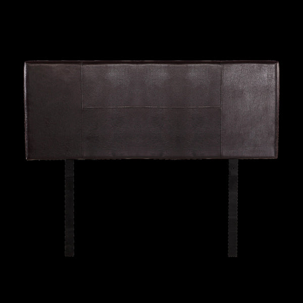 Pu Leather Double Bed Headboard Bedhead Brown Headboards & Footboards