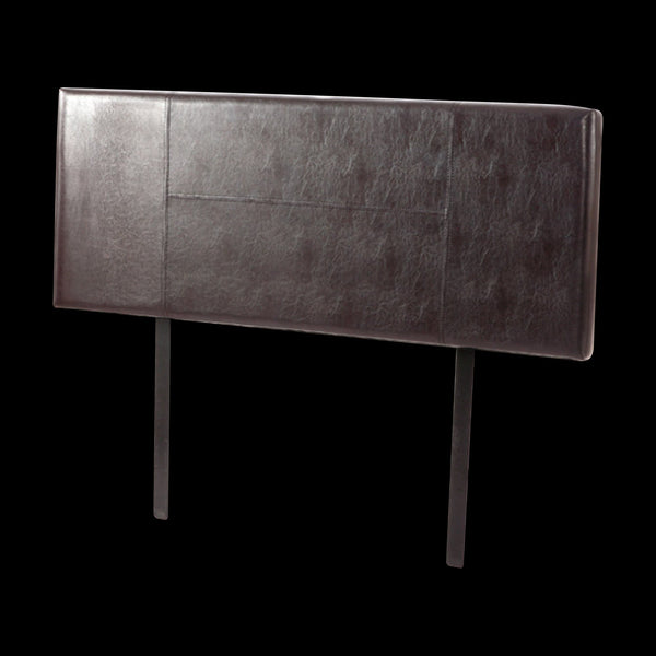 Pu Leather Double Bed Headboard Bedhead Brown Headboards & Footboards