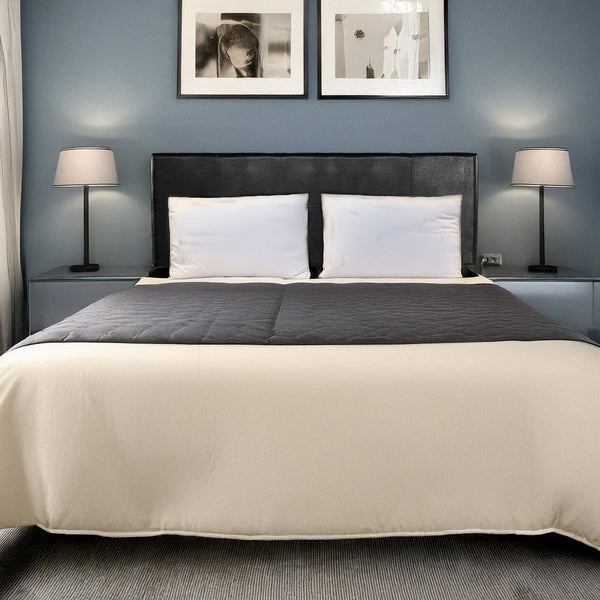 Pu Leather Queen Bed Headboard Bedhead Black Headboards & Footboards