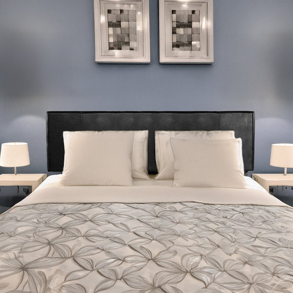 Pu Leather King Bed Headboard Bedhead Black Headboards & Footboards