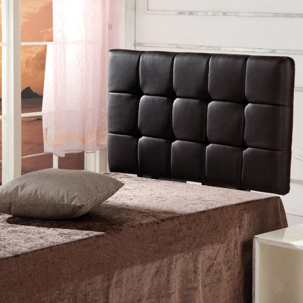 Pu Leather Single Bed Deluxe Headboard Bedhead Black Headboards & Footboards