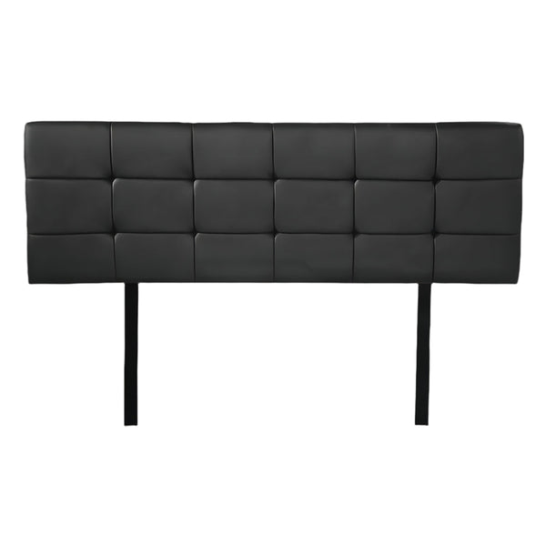Pu Leather Double Bed Deluxe Headboard Bedhead Black Headboards & Footboards