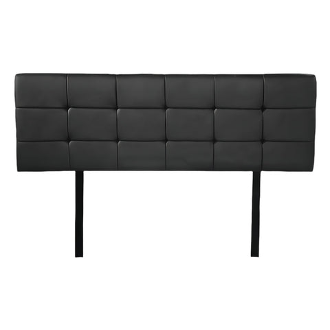 Pu Leather Double Bed Deluxe Headboard Bedhead Black Headboards & Footboards