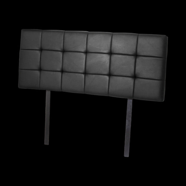 Pu Leather Double Bed Deluxe Headboard Bedhead Black Headboards & Footboards