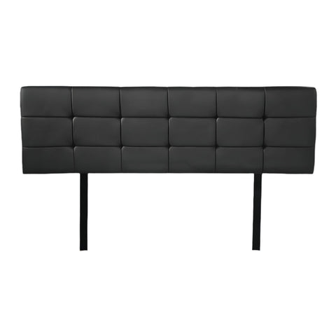 Pu Leather Queen Bed Deluxe Headboard Bedhead Black Headboards & Footboards