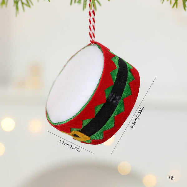 Grinch Drum Christmas Tree Ornament Diy Decoration Hanging Seasonal Decorations
