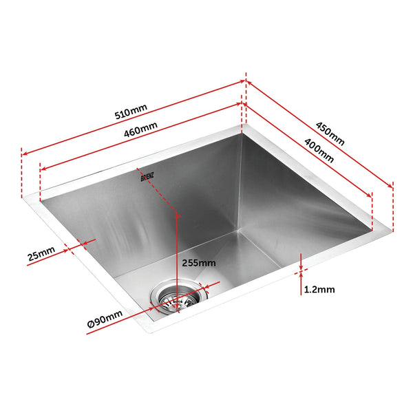 Stainless Steel Sink 510X450mm Kitchen Sinks