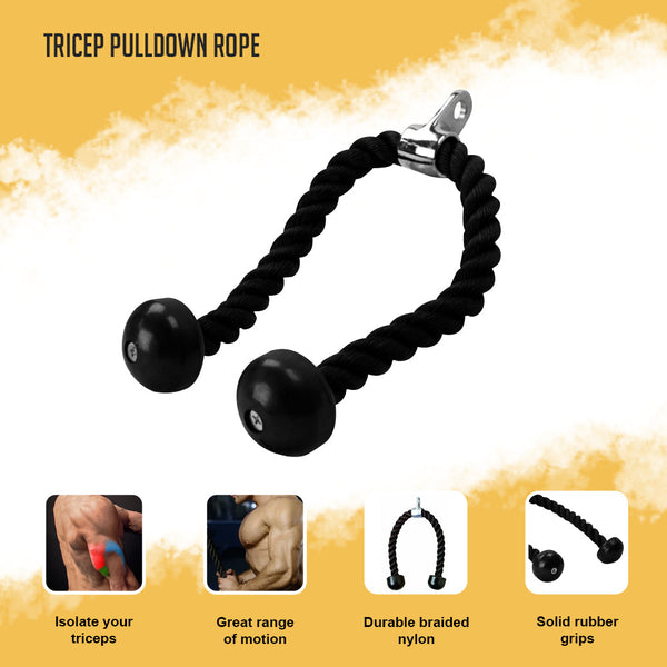 Nylon Tricep Pulldown Rope Home Gyms