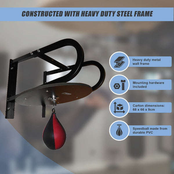Speedball With Wall Frame Boxing Punching Bag Punching Bags