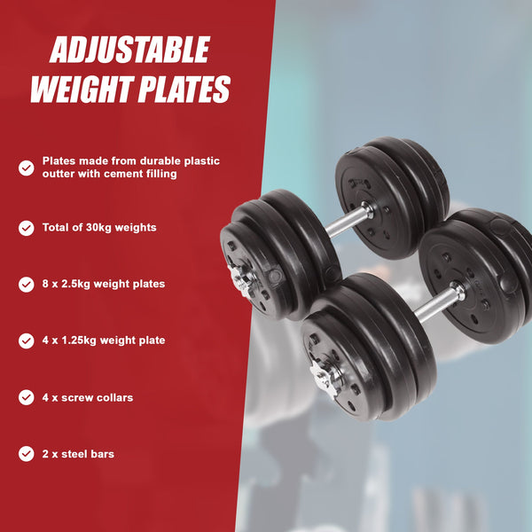 Dumbbell Set 30Kgs Dumbbells