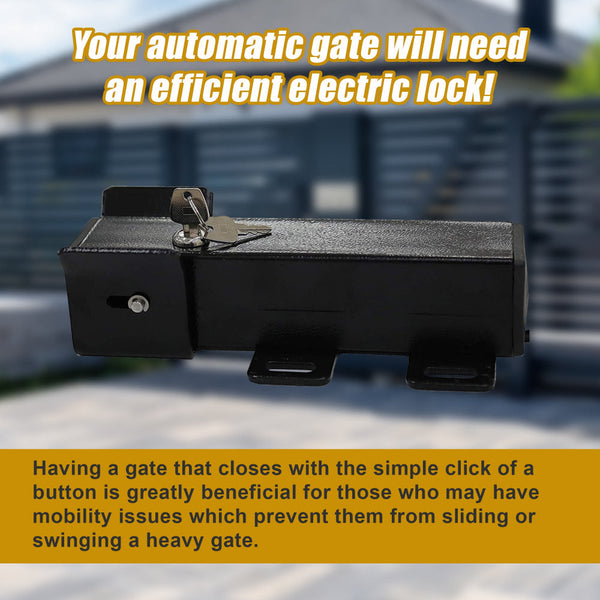 Electric Lock For Swing Gate Garage Door Remotes
