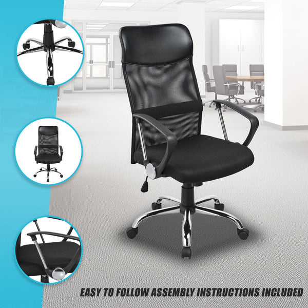 Ergonomic Mesh Pu Leather Office Chair Office Chairs