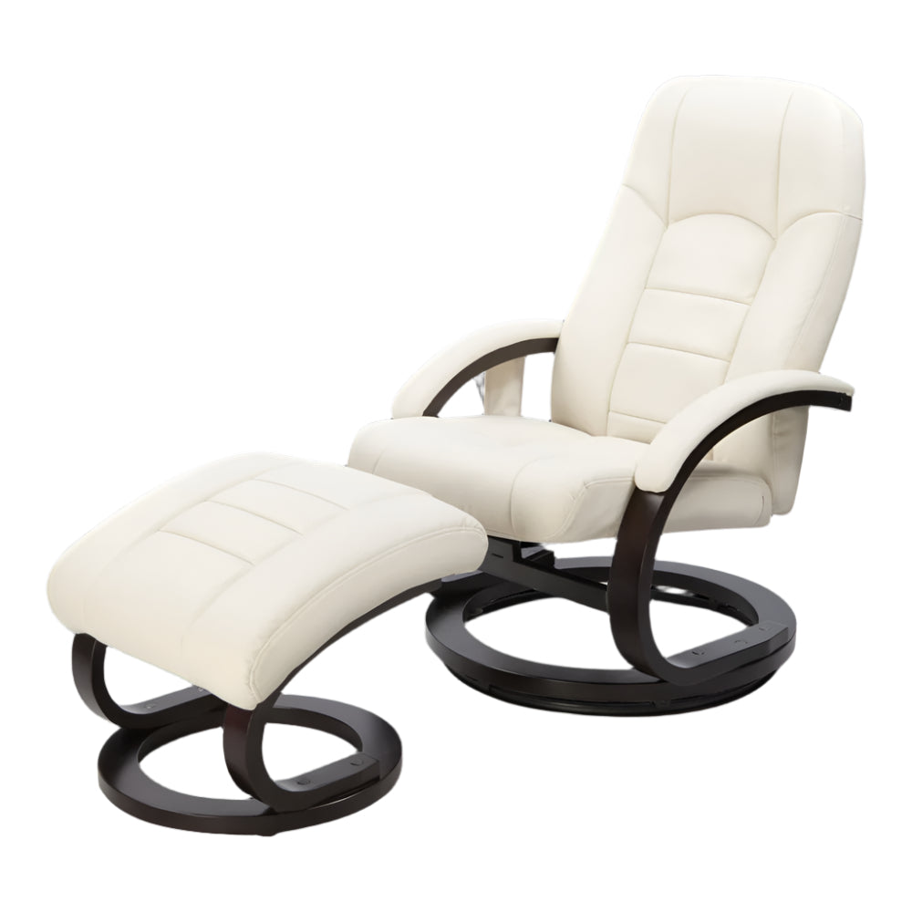 Pu Leather Deluxe Massage Chair Recliner Ottoman Lounge Remote Electric Massage Chairs