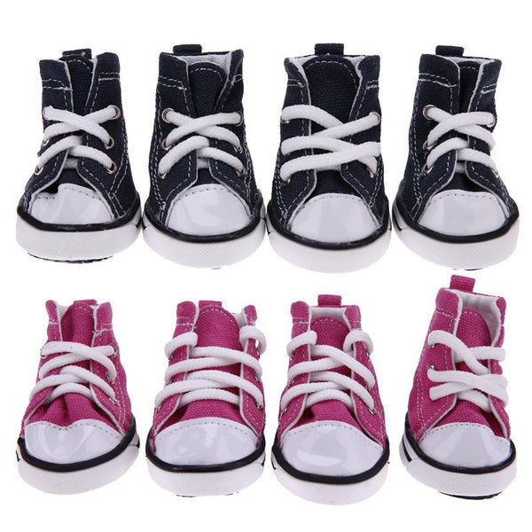 Denim Anti Slip Waterproof Sporty Sneakers For Dogs Dog Clothing & Shoes
