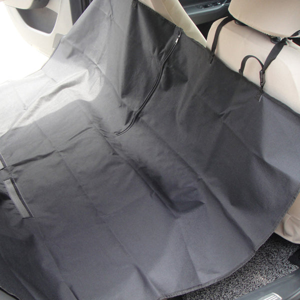 Dog Car Back Seat Cover Hammock Waterproof Black Pet Transport