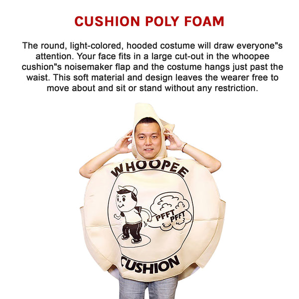 Whoopie Cushion Fits All Adults Costume Unisex Costumes