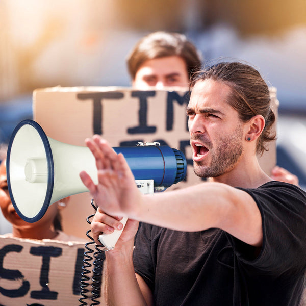 25W Megaphone Pa System Loud Speaker Voice Recorder Megaphones