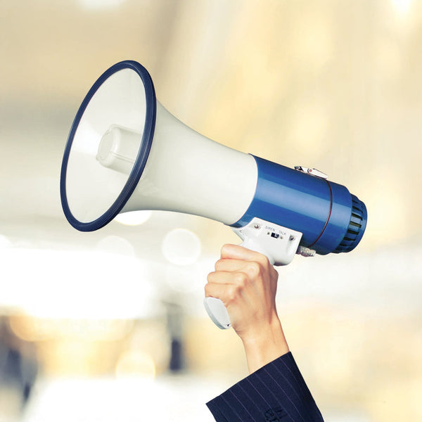 25W Megaphone Pa System Loud Speaker Voice Recorder Megaphones