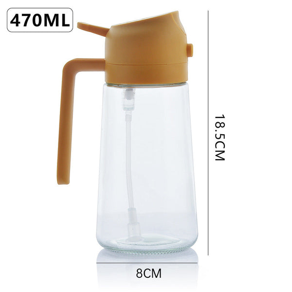 2 In 1 Kitchen Olive Oil Dispenser Sprayer Grilling & Picnic Tools Oil & Vinegar Dispensers