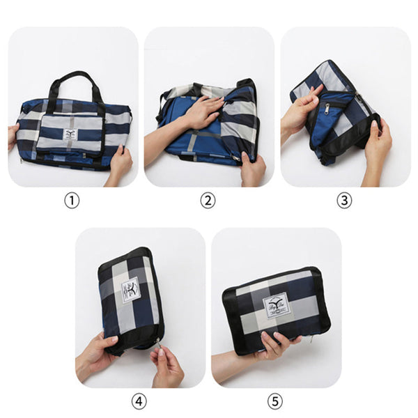 Foldable Travel Duffel Bag Fitness Gym Waterproof Dry And Wet Separation Sports