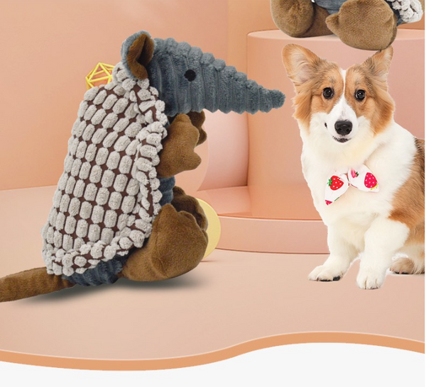Pet Dog Toy For Teeth Cleaning And Boredom Relief Durable Pangolin Dog Toys