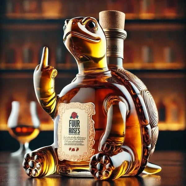 Funny Middle Finger Duck Turtle Dog Whisky Glass Decanter Bar Home Office Decor Decanters