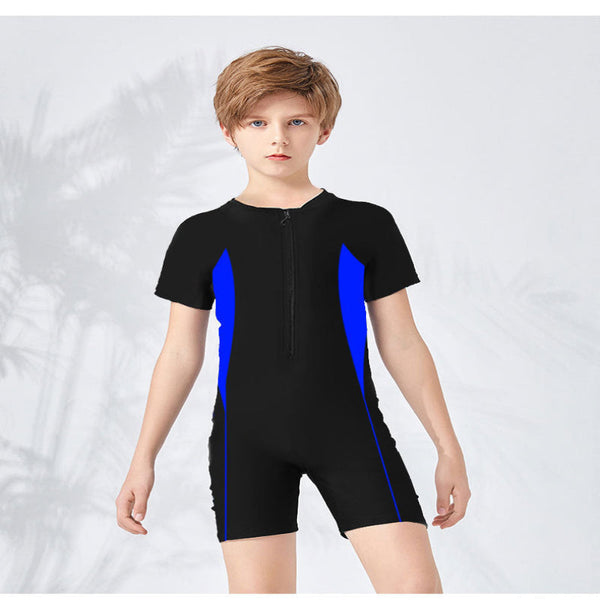 Childrens One Piece Swimsuit Boys Girls Sun Protection Diving Suit Kids Outerwear