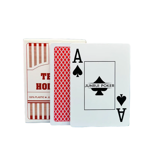 Texas Hold'em Pvc Waterproof Poker Coarse Frosted Pro Authorized Wide & Large Printed Playing Cards