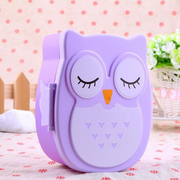 Cute Owl Microwave Bento Container Lunch Box Lunchboxes & Bags
