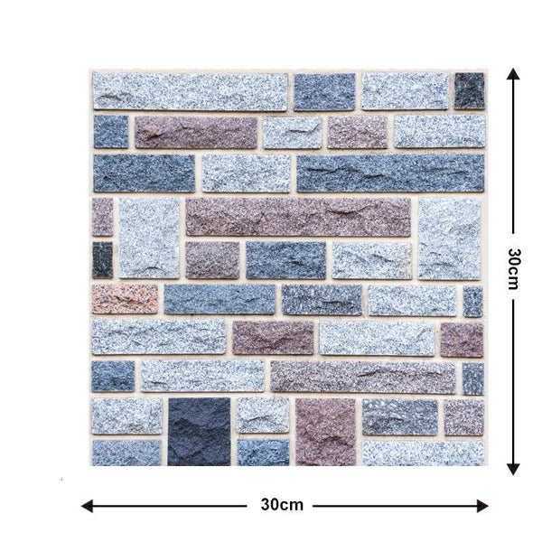 3D Brick Wallpaper Living Room Bedroom Kitchen Easy Stickers Wall Stickers